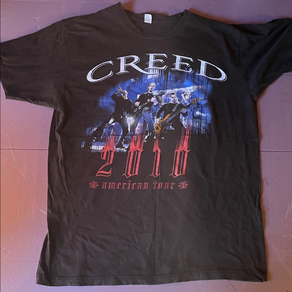 Creed Black and Blue Tour T-Shirt